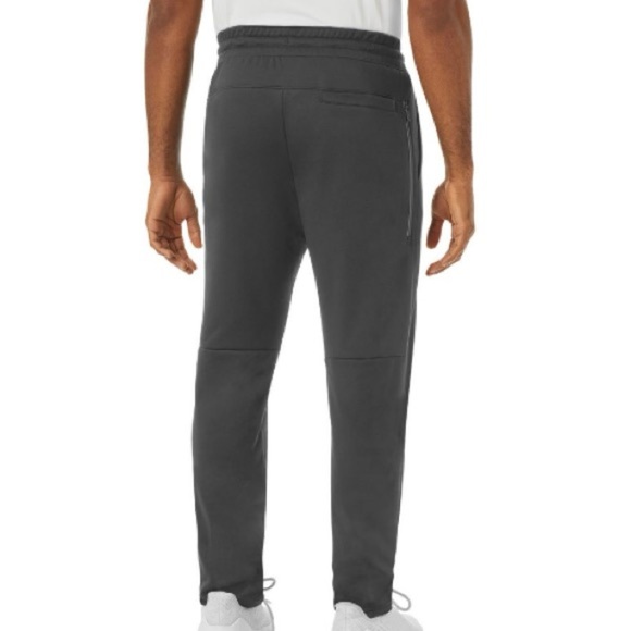 Large Gray Men's Black Jogger Pants Preloved - Picture 1 of 6